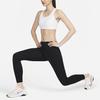 Nike Swoosh Medium Support Dri-FIT Sports Bra With Front Zipper Women Sports Bra White FN2732-100