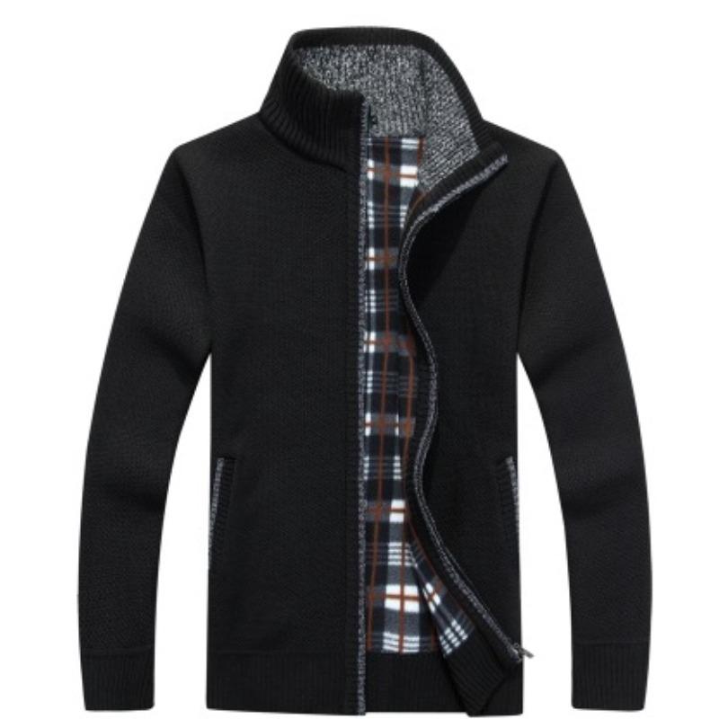 Men's Sweater Zipper Casual Sweater Large