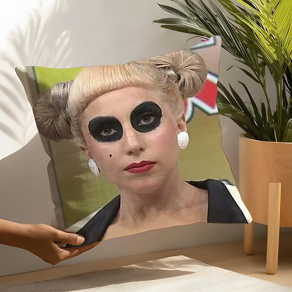 Funny Gaga Meme Lady Pillow Case Home Living Room Decoration Linen Pillow Cases Cushion Cover