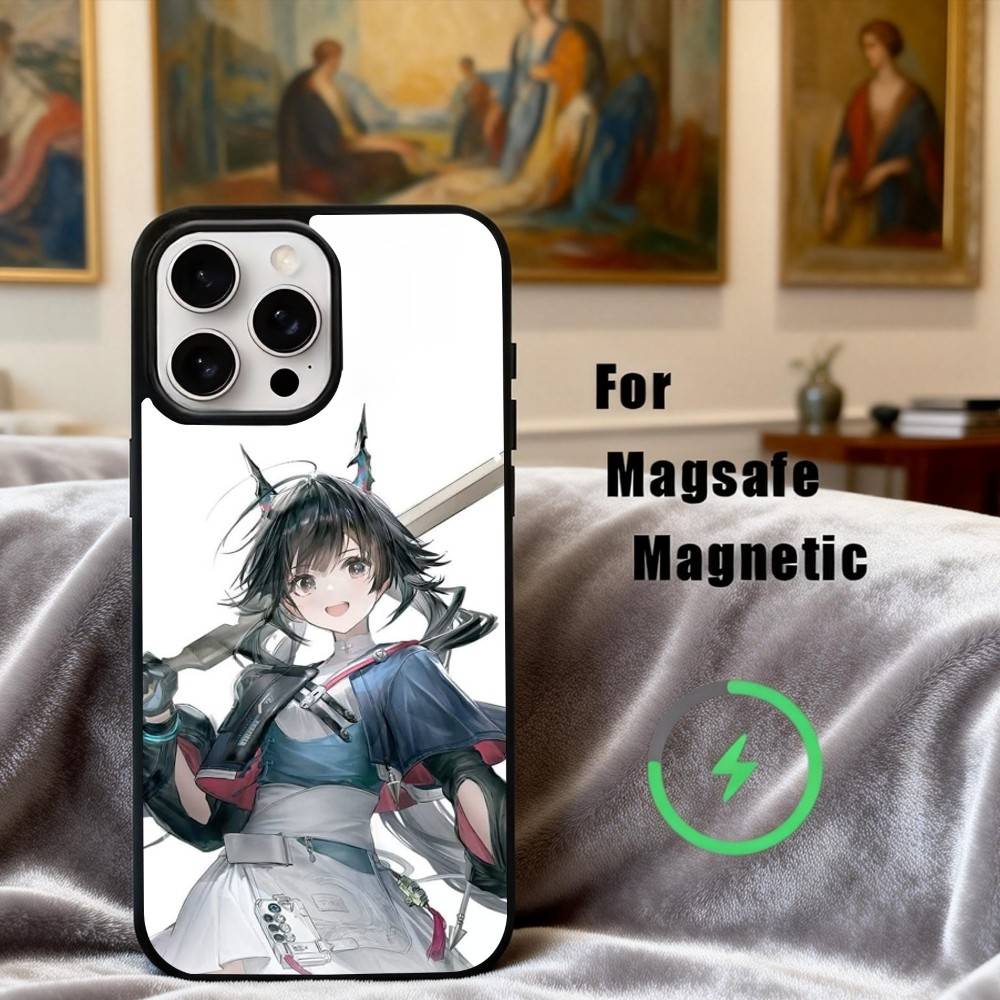 A-Arknight-T E-Enfield G-Game Phone Case For iPhone17,16,15,14,13,12,11 Plus,Pro Max Magnetic For Magsafe Wireless Charging