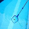 Pool Skimmer Net with Telescopic Pole Removal Lf Rake Swimming Pool   Fast Clning Tool with for Clning   Ground Inground Pool Hot Tub Spa Pond