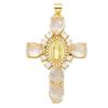 Personalized European & American Cross-Border Copper Zircon Cross Necklace & Earrings Set