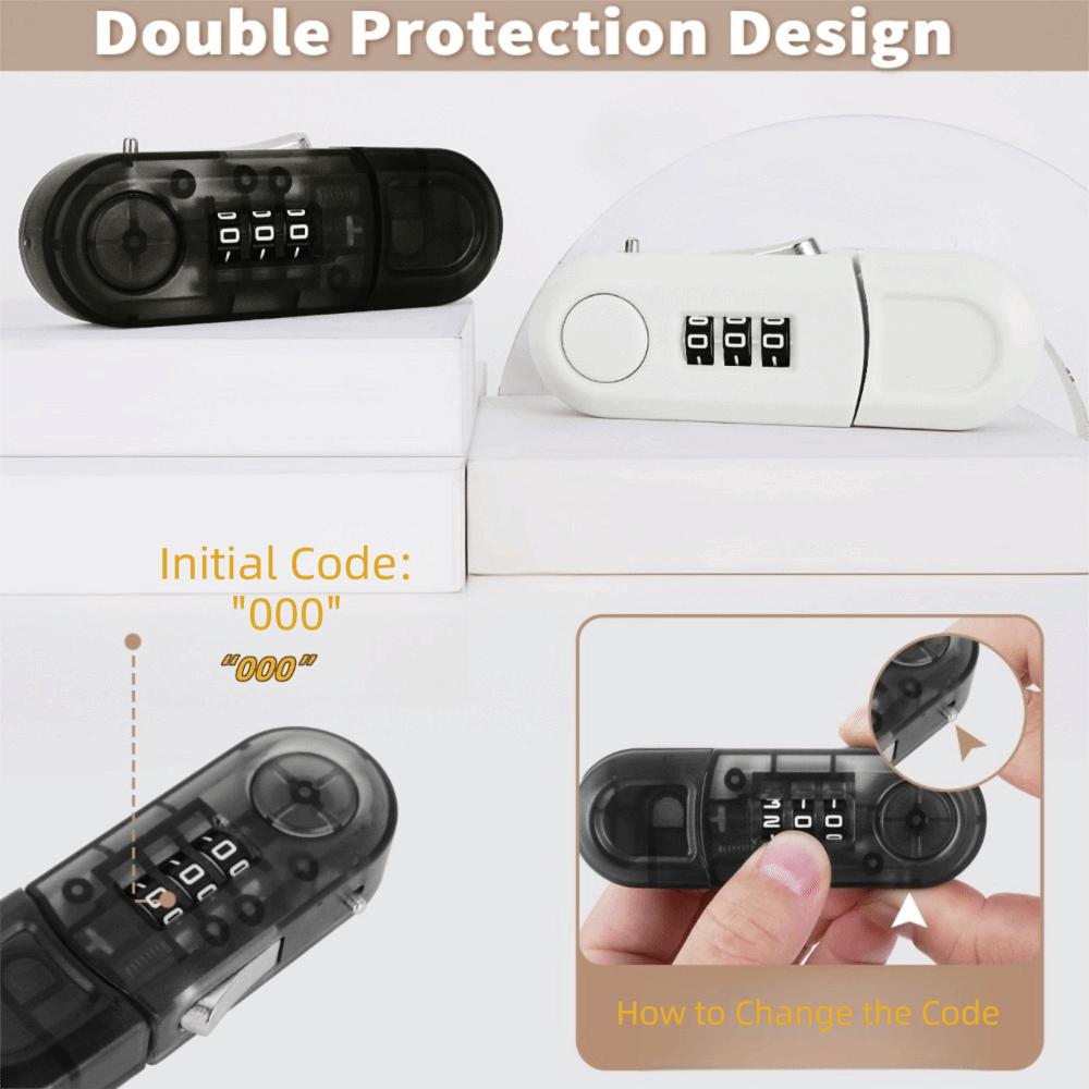 Multi-function Cabinet Door Safety Lock DIY Cabinet Lock  Double Opening Refrigerator