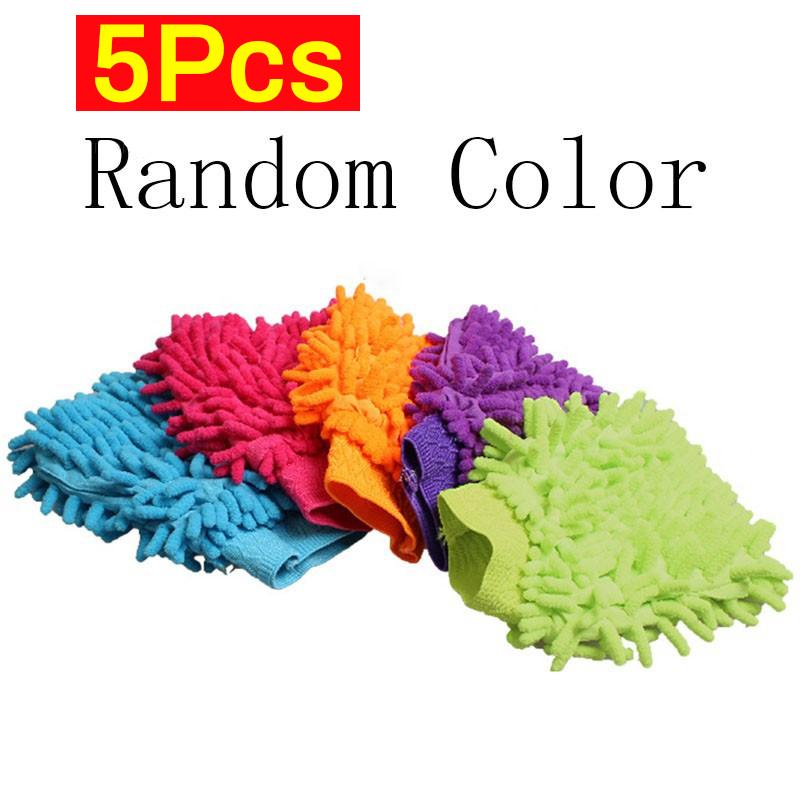 Microfiber Cars Sponge Microfiber Auto Cleaning Tools 1/3/5pcs Car Wash Gloves Ultra Absorbent Washing Auto Gloves Scratch Free