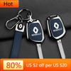Autocollants Intérieurs Coque de Clé de Voiture Coquille Porte-Clés Pour Renault Kwid Trafic Clio Master Modus Twingo Symbole Sandero Logan Duster Voiture