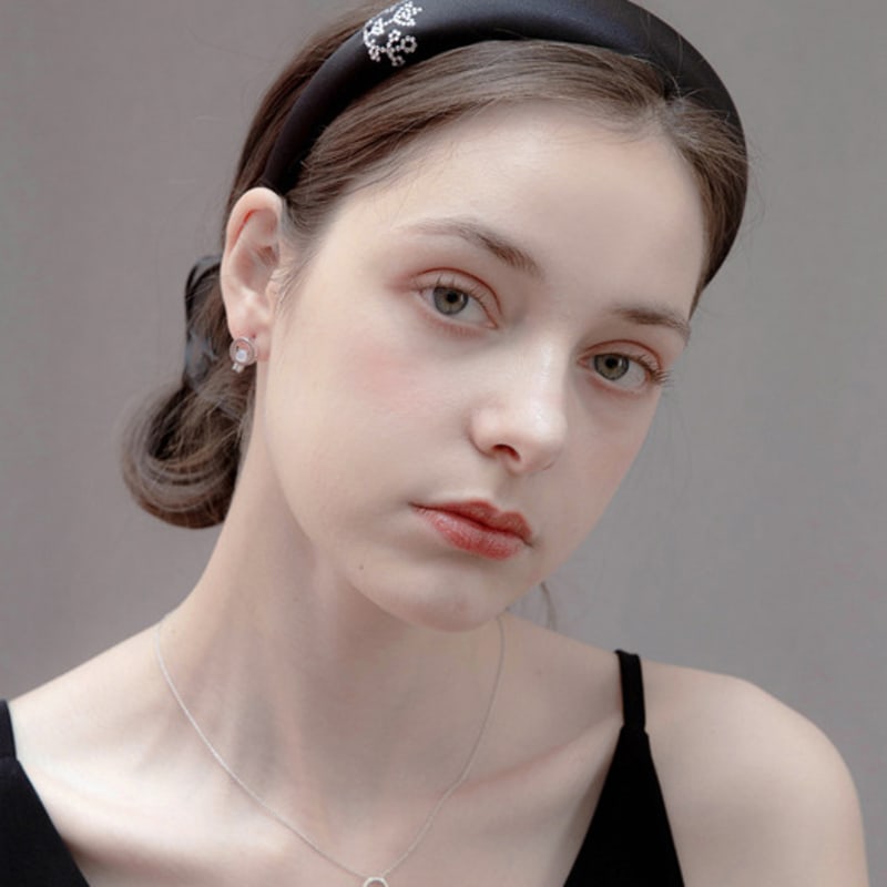 Jean Paul Clarisse Jean Paul Blanche Stone Symbol Hairband JP-22-082HB