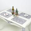 12pcs Christmas Printed Drinks Tea Cup Mats Coasters Teapot Placement Table Mat Decoration