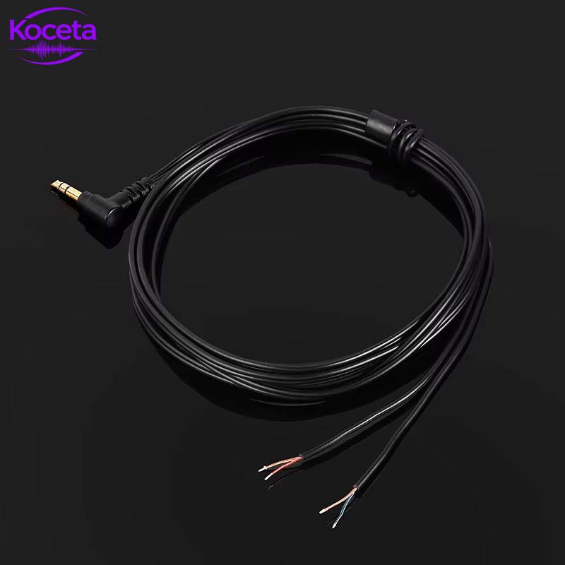 Koceta 1836 OFC Core DIY IEM Earphone Cable Replacement Repair Headset Headphone Cable HiFi Audio Wire 3 Pole Semi-FinishedGood product