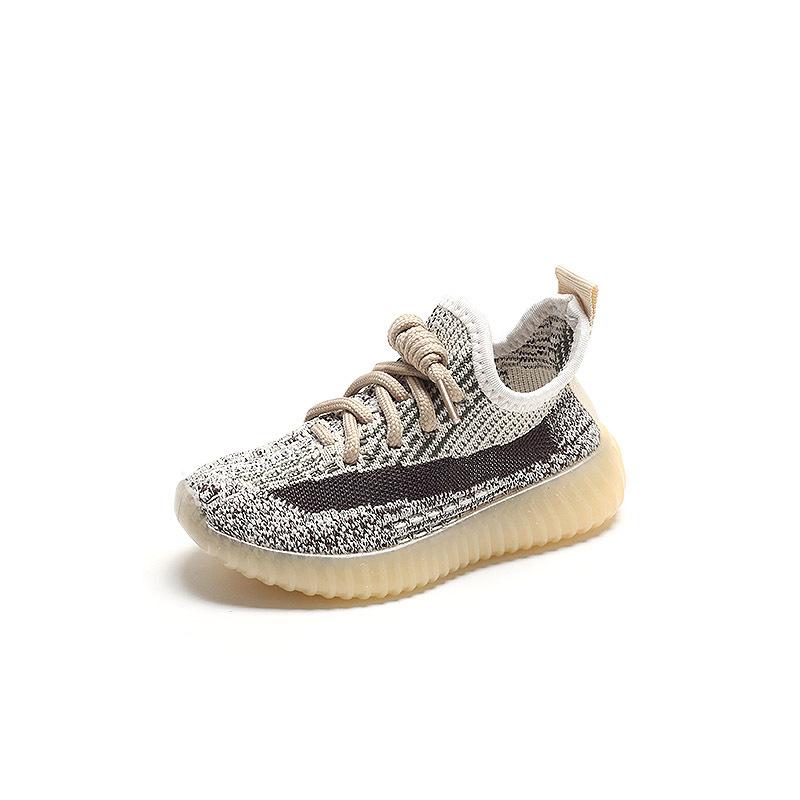 

New Autumn Fashion All-match Boys and Girls Breathable Solid Wear-resistant Soft Sole Casual Sports Shoes 21 коричневий