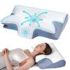 Almohada de Memoria para Dormir Mariposa Espuma Viscoelástica Almohadas para el Cuello Contorneadas para Dormir Alivio del Dolor de Cuello Soporte para el Abdomen Almohada Cómoda