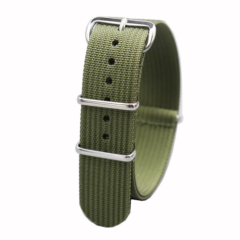New NATO Nylon Canvas Watch Strap - Fits 18mm, 20mm, 22mm Seiko 5 & Submariner