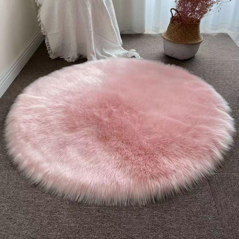 Imitation Wool Long Pile Rug for Living Room, Entrance, Bedroom, or Bay Window Standard
