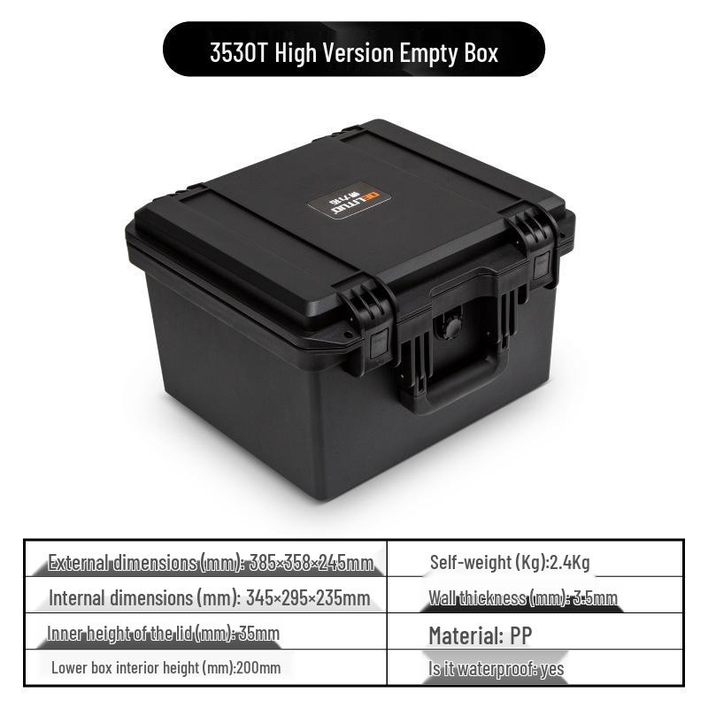 קופסת הגנה מפלסטיק עמידה למים ועמידה בפני זעזועים למצלמה וציוד