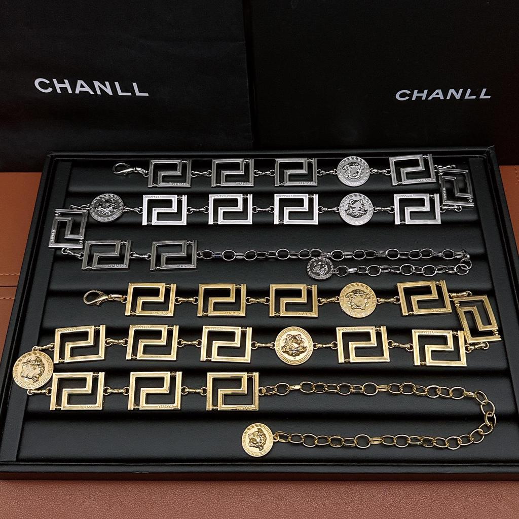 Elegant Women's Metal Waist Chain & Head Decoration Accessory