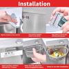 Metal Kitchen Drain Strainer Flexible Basket Sink Accessory Drain Strainer Food Scrap Catcher Stainless Steel Texture