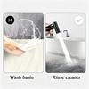 Black Versatile Bathroom Spray Gun with Strong Water Pressure Durable Hose And Mount for Bidet Toilet Floor Pet Bath
