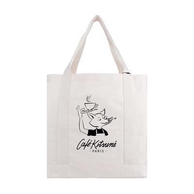 Maison Kitsun  Caf  Kitsun  Fox Tote Bag P709