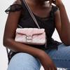 Coach Tabby 20 Classic Logo Napa Leather Crossbody Shoulder Bag Small Unisex bags White Pink CU081-LHPMC