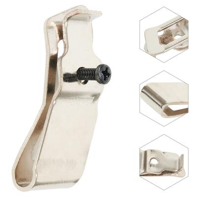 Metal Belt Clip and Screw Replacement 42700495 for Power Tools Compatible with Drills Drivers and Wrenches Handle Parts