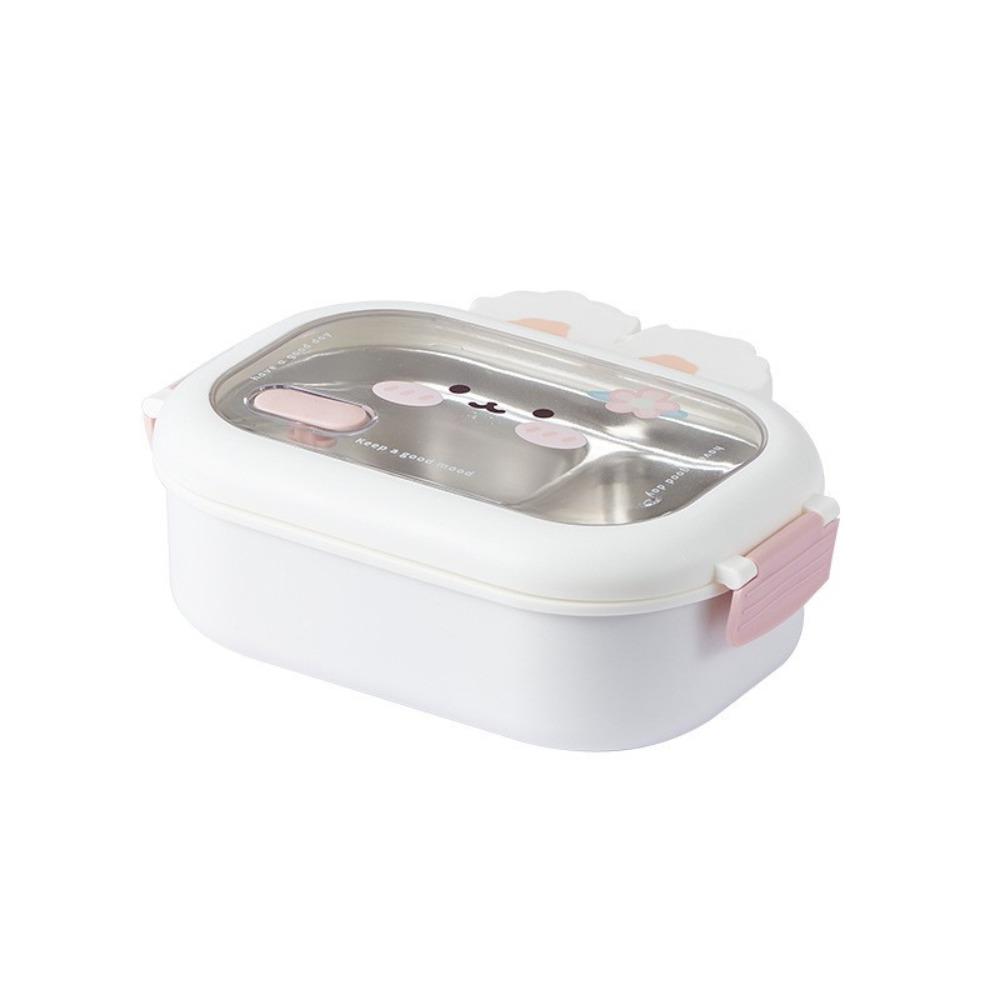 Portable Divides Lunch Box Large Capacity Meal Box Food Containe Stainless Steel Lunch Box  Student