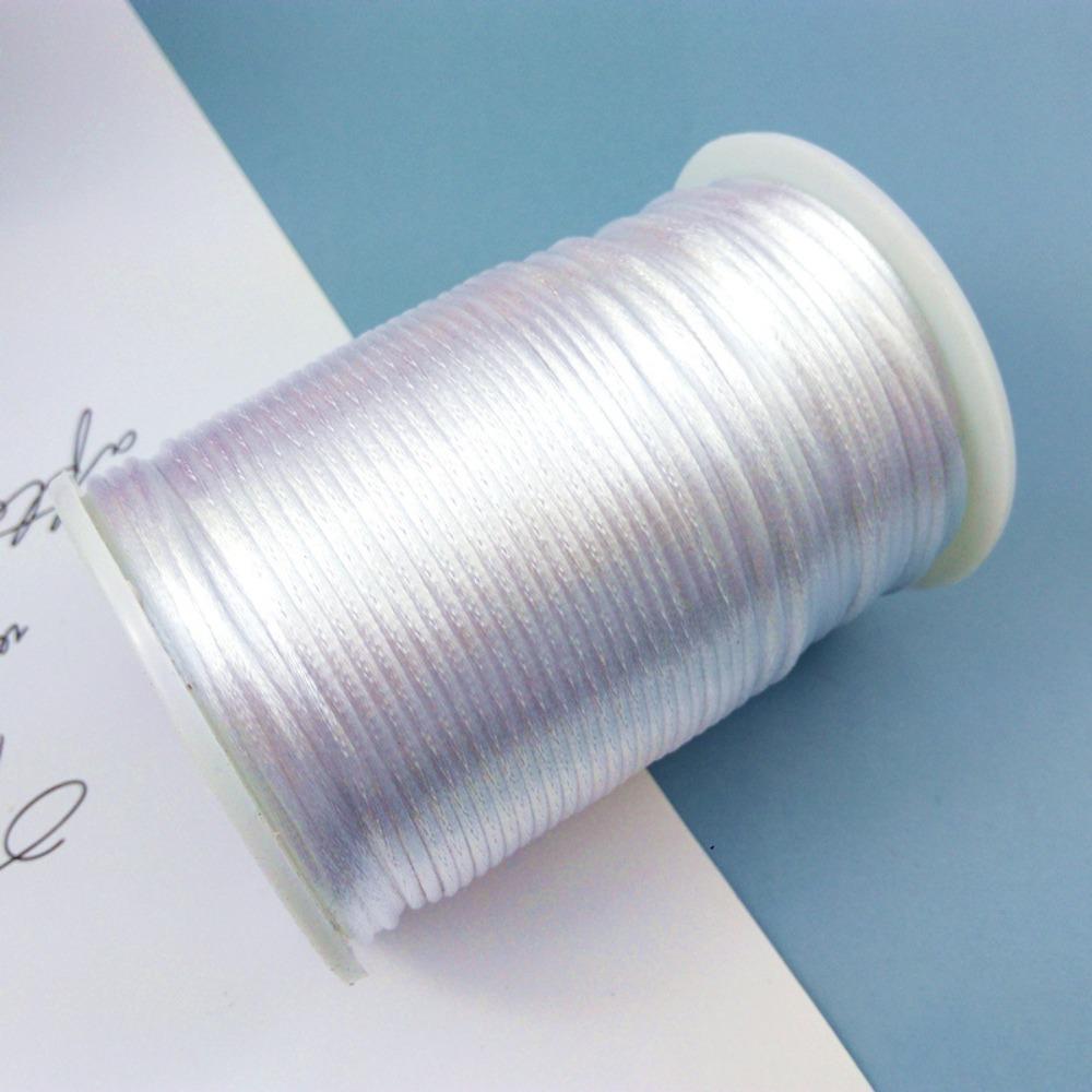 Satin Finish Macrame Thread Cord Flexible DIY Bracelet Cord Beading String  Handicraft Supplies