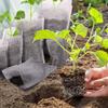 500/100 stuks Afbreekbare Non-woven Plantenkweekzakken Zaailing Zaad Kwekerij Zak Kweekzakken Plantzakken Tuin Gereedschap