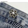 Button Clasps Flower Pants Button Tightener Waist Buckle Jean Buttons for Loose Jeans  Skirts