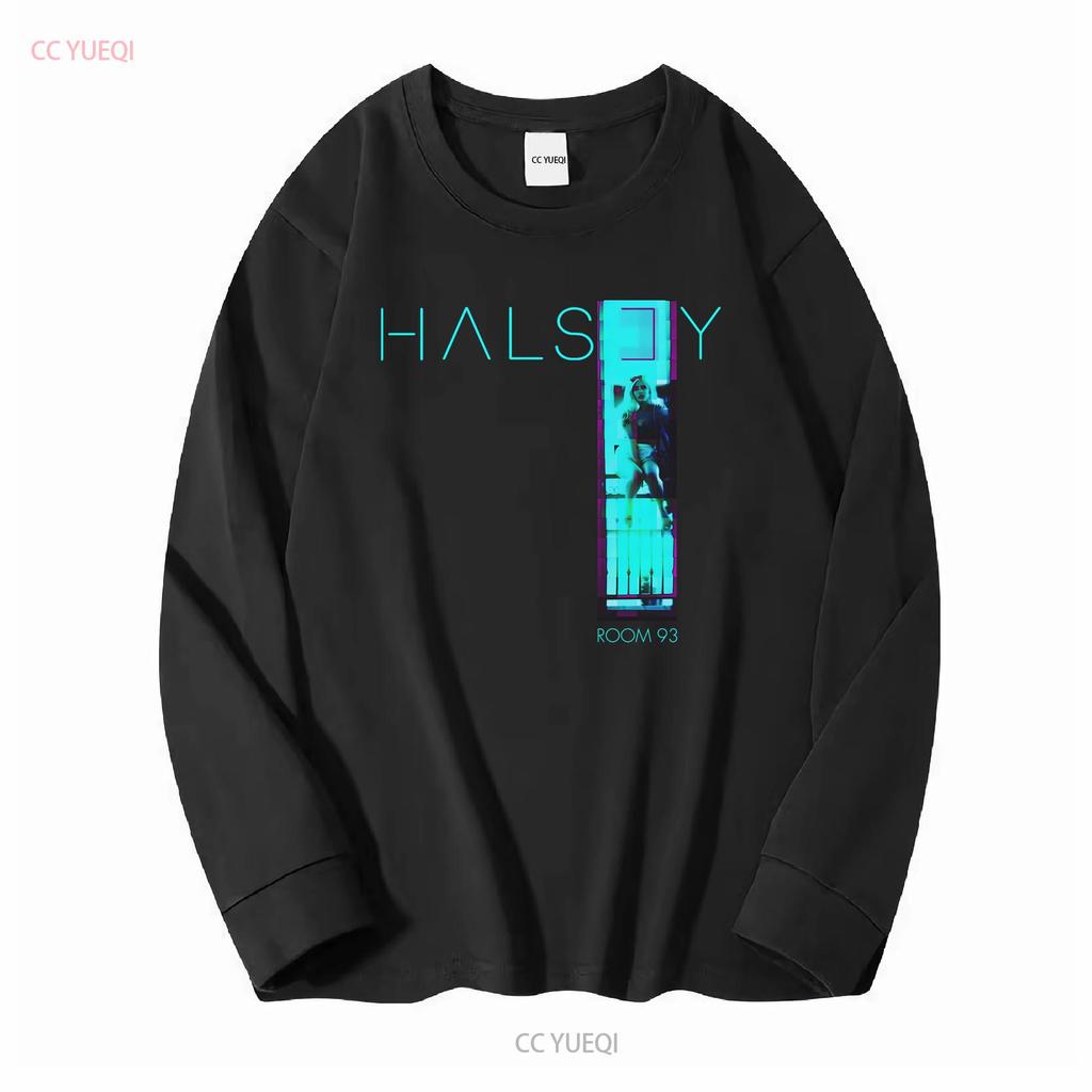 Halsey room 93 Tričko TOUR Love and Power KL496 vintage Prané móda Všestranné Strečové homme Ležérní Pohodlné grafické