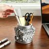 huaqianguhh Engine Model Pen Pencil Holder, Creative Desk Organizer for Home Office, Desktop Stationery Storage Gift Car Enthusiasts Mechanics