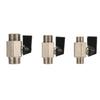 1/8" 1/4" 3/8" 1/2" BSP Male/Female Thread Mini Brass Ball Valve Air Compressor Switch Garden Irrigation Water Shut Off Valve