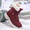 Women's Non-slip Fleece-lined Winter Ski Boots for Northern Tourism