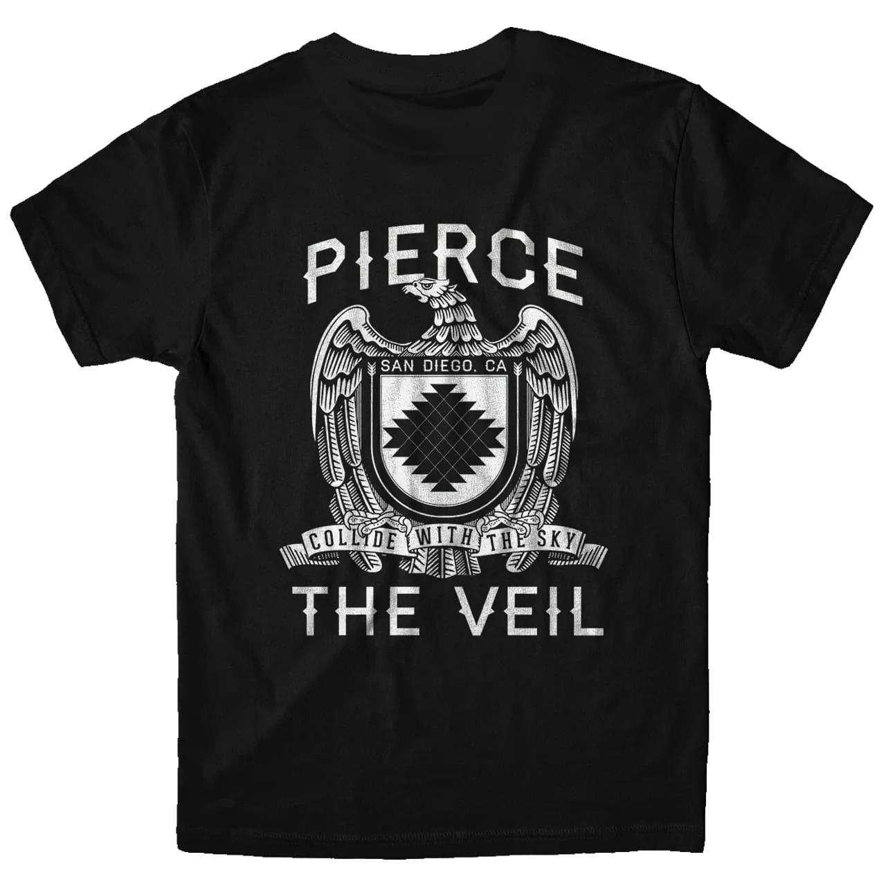 Pierce the Veil Band Vintage Summer Unisexs TShirt Unisex ONeck 100Cotton Short Sleeve Oversized Y2k Popular Fashion Tee XL