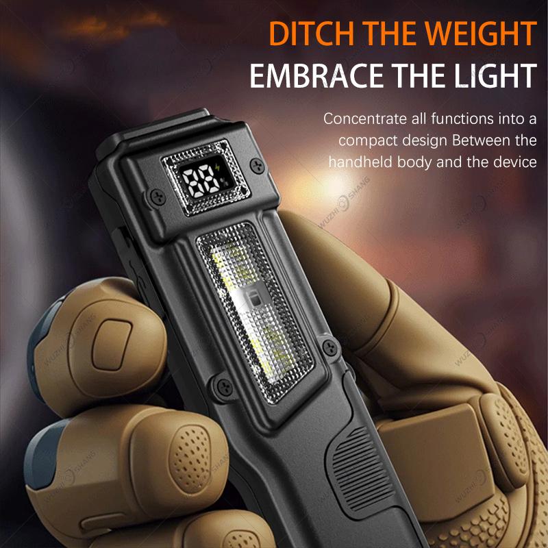 Rechargeable LED Flashlight W/ Side & Clip Multiple Modes Pocket EDC Torch for Camping Hiking Outdoor Inspection,Gift Idea