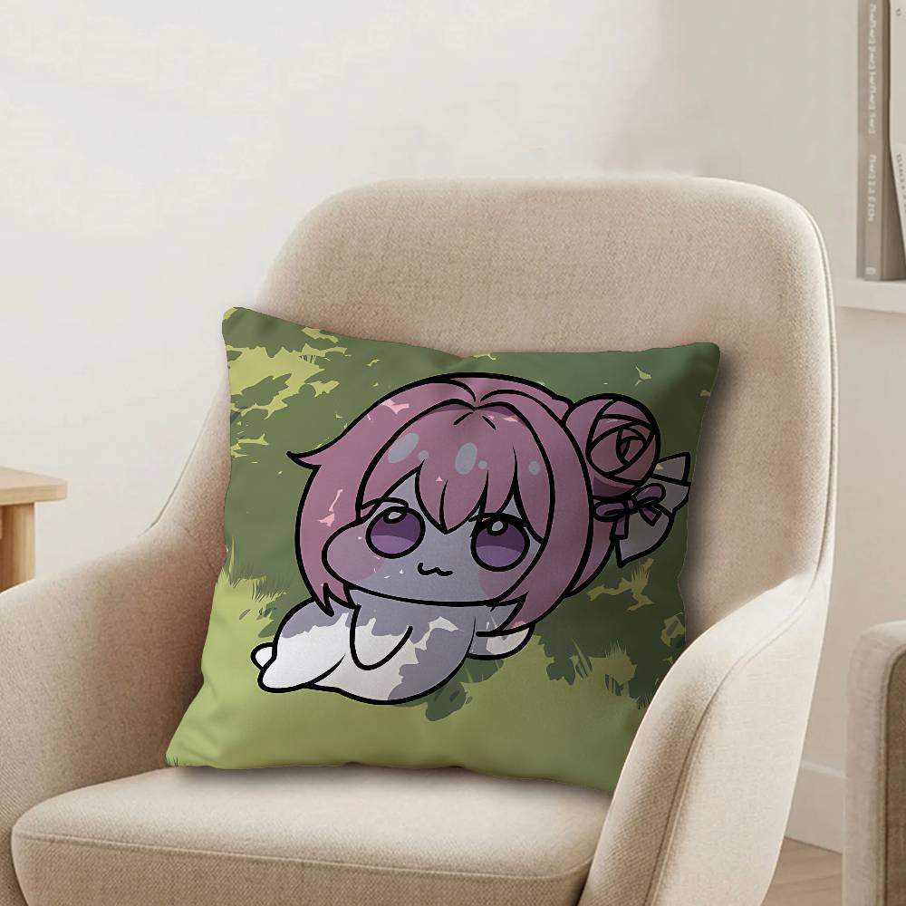 D-Doro Cute N-NIKKES Pillow Gifts Home Office Furnishings Bedroom Sofa Car Cushion Cover case 45x45cm