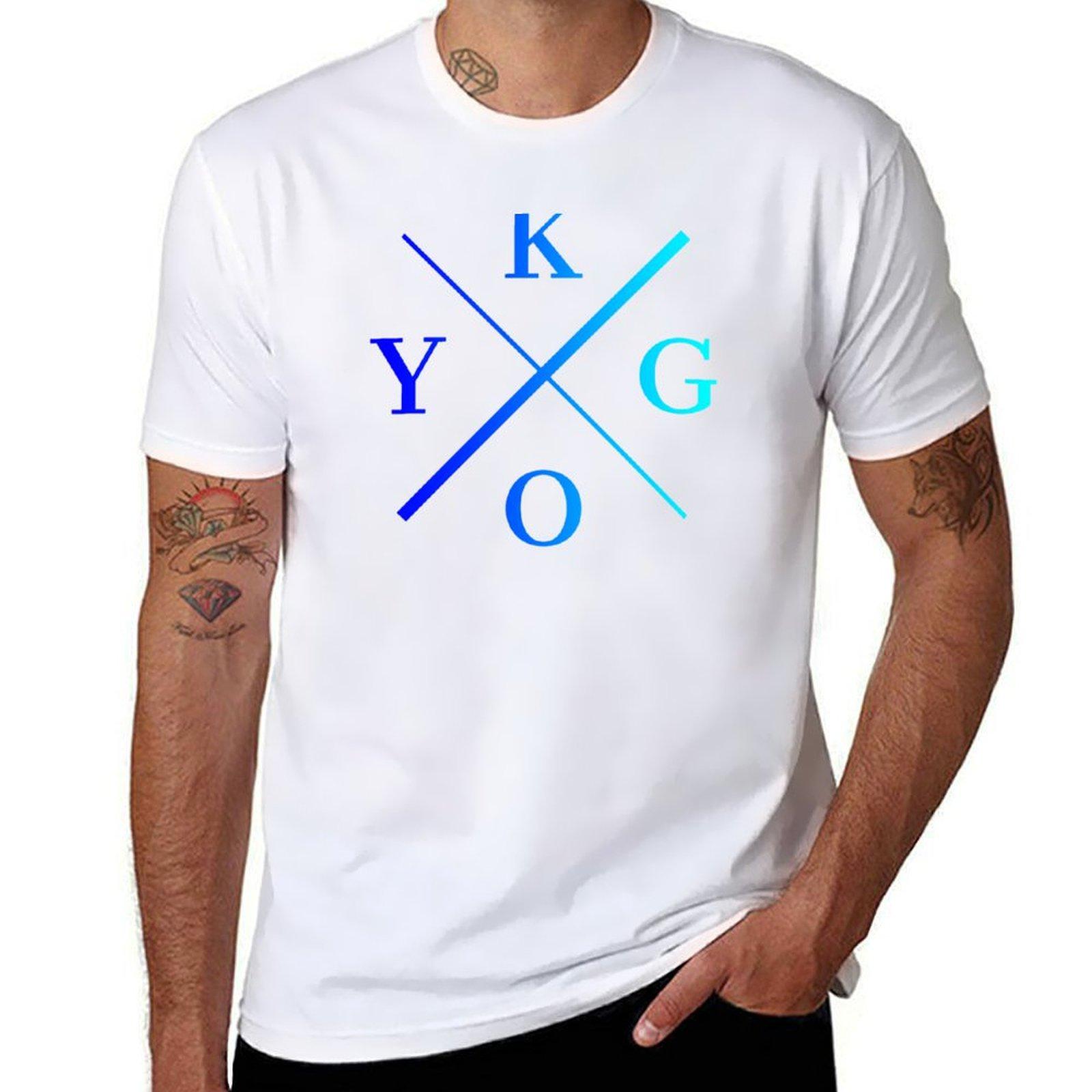 

Kygo футболка с насыщенным небом летняя рубашка одежда в стиле аниме мешковатые рубашки рубашка croswit мужская одежда больших размеров S