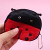 Coin Purse Cartoon Zipper Plush Three-Dimensional Coin Purse Wallet Key Holder