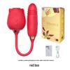 Dual-Head Vibrating Rose: Telescopic, Licking & Sucking Pleasure Toy for Women