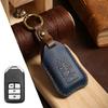 Genuine Leather Key Cover for Honda Civic & Accord - Full Wrap Cowhide Protection