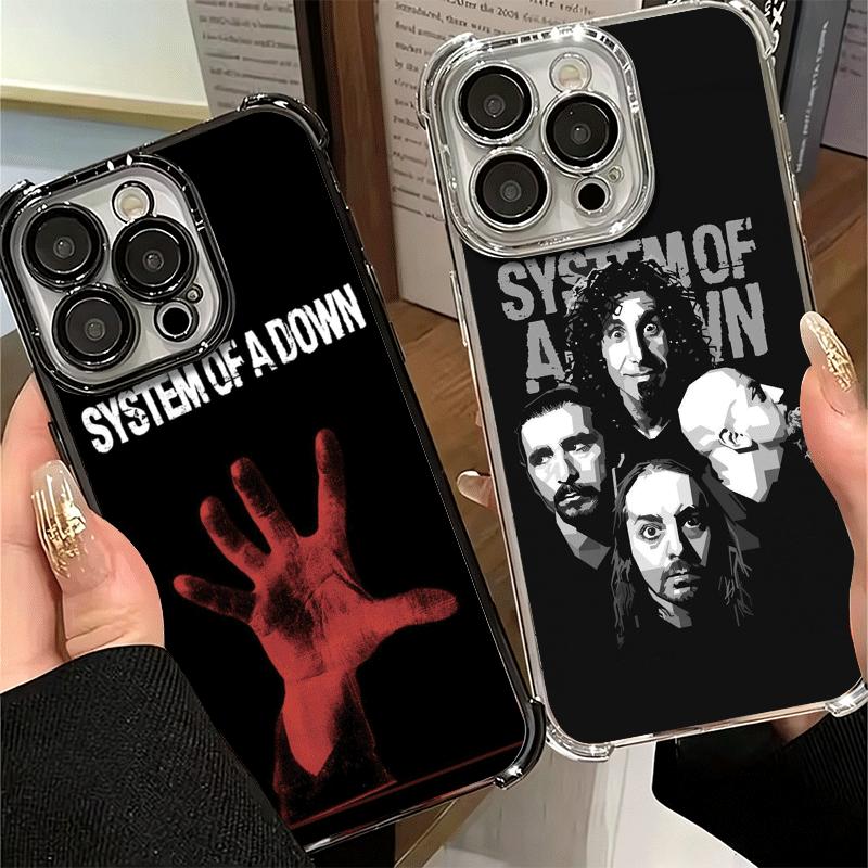 System Of A Down Soft Phone Case For Xiaomi Poco X7 X8 Pro Max X6 X5 X3 F8 Ultra F7 M8 M7 M5S Redmi 15C 15A 15 14C 13C 12C 13 12
