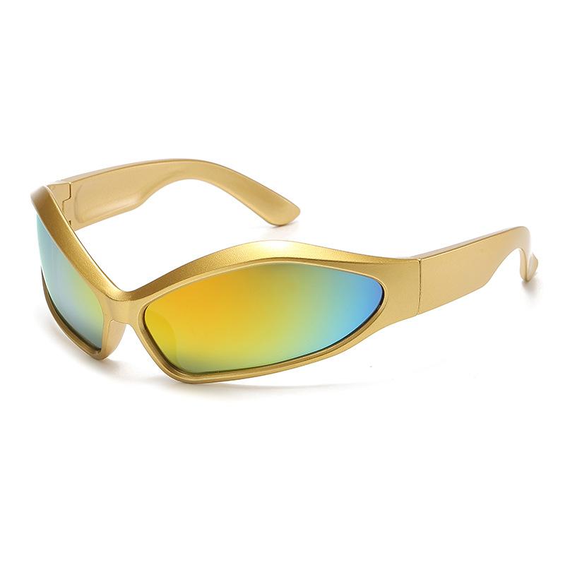 Cycling Sport Goggle Luxury Brand Designer Sunglasses Women For Men Vintage Punk Sun Glasses Trendy Coating Lens Cool Shades