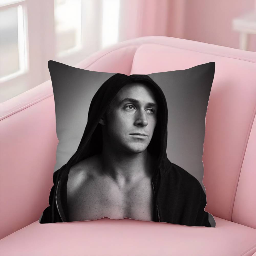 Singer R-Ryan Gosling Pillow Case Sofa Short Plush Double-Sided Hd Printing Room Home Office Gift Cushion Cover