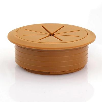 Grommet para Cabo de Mesa 80MM Tampa de Furo para Fio Saída de Cabo Caixa de Passagem para Fios Organizador de Cabos para Mesa de Escritório