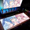 Cartoon Girl Computer Keyboard Mats XXL PC Gaming Carpet Hololive Hakui Koyori  Pink Mouse Pad Large HD Printing Anime Table Rug