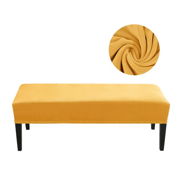 

Velvet Dining Chair Cover Rectangular Thick Non -Slip Removable And Machine Washable Durable Durable Useful Durable 112-150cm
