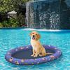 Dog Pool Float Tear-Resistant Inflatable Water Toy Dog Raft For Cat Puppy Water Swimming Lake Summer River Pond Beach Outdoor