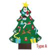 Children's DIY Felt 3D Christmas Tree with Handmade Ornaments