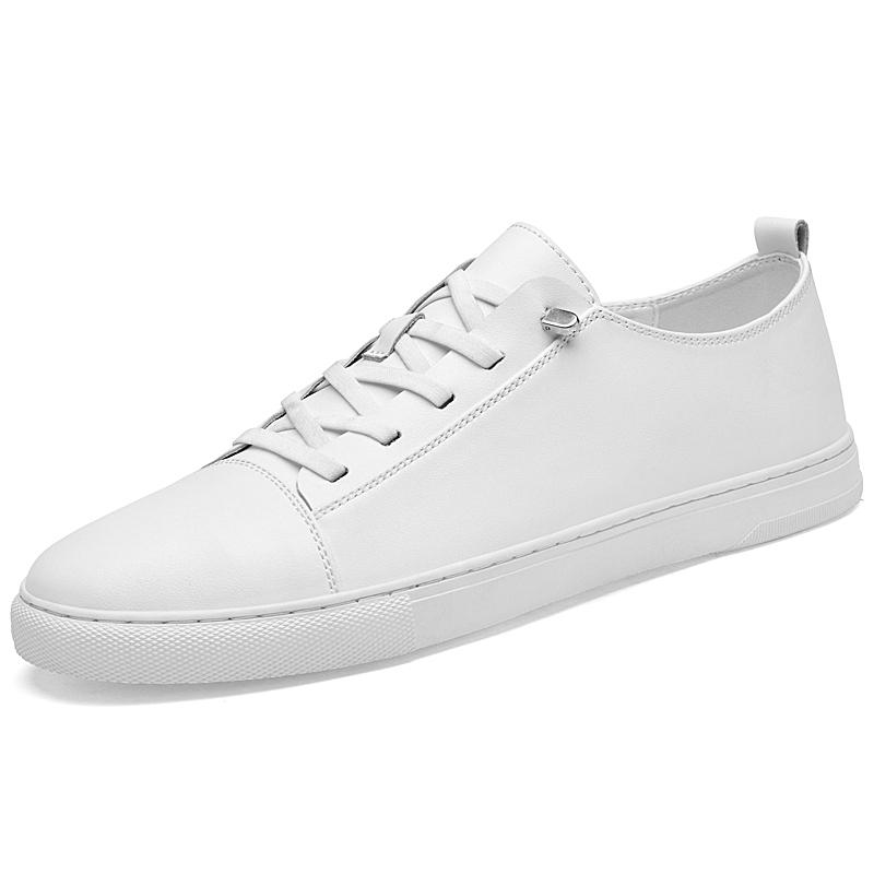 

Men Casual Sports Sneakers Genuine Leather Mens Outdoor Shoes Leisure Walk Male Skateboard Footwear Tenis Masculino Stylish Trainers 39
