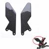 Universal Motorcycle Carbon Fiber Foot Peg Plate Rearset Heel Guard Accessories for Streetfighter 848 1098