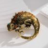 Vintage Lizard Animal With Zinc Alloy Decor For Women And Men