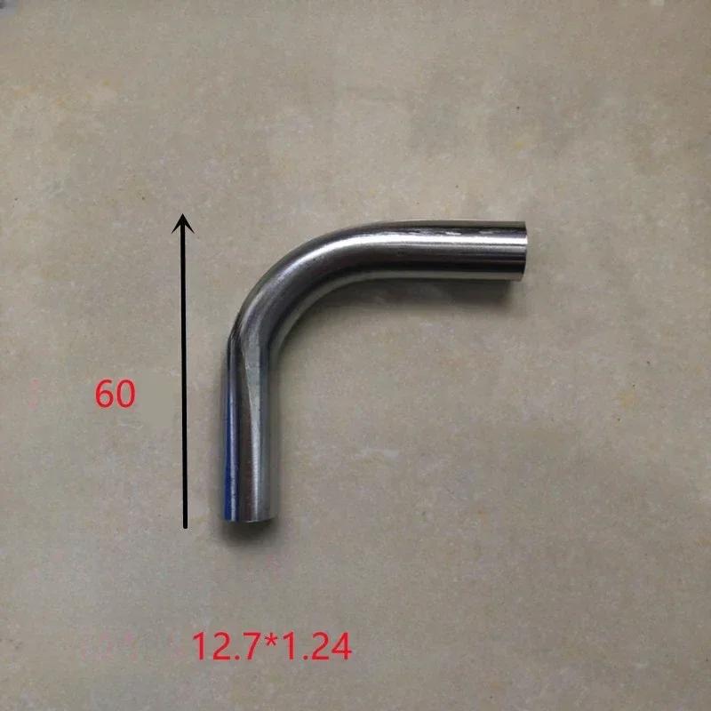 304 Stainless Sanitary 45 Degree 90 Degree Elbow Lengthen Seamless Pipe Welding Pipe Fitting